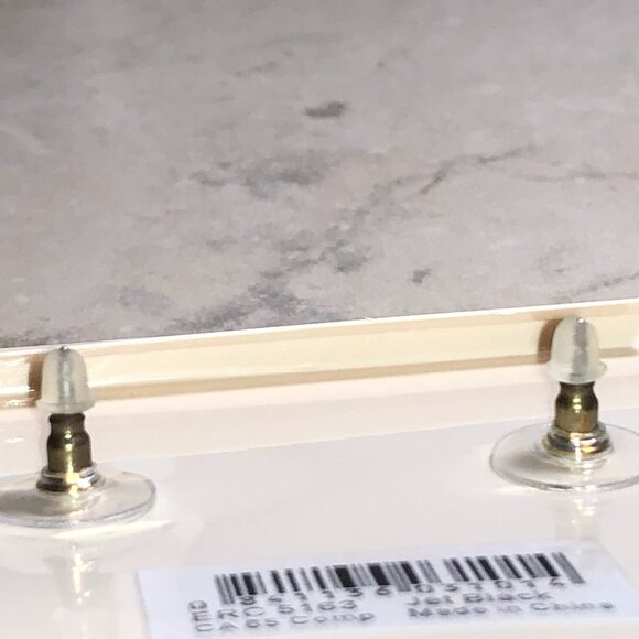 Amrita Black & Gold Chandelier Earrings - Picture 5 of 6